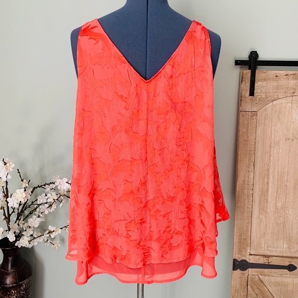 Lane Bryant Coral Tank Top - Picture 2 of 5